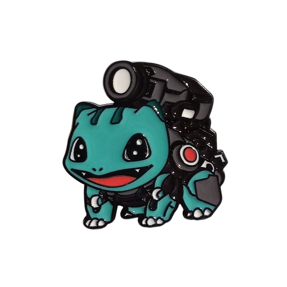 Nintendo Pokemon Mecha Bulbasaur Crossover Character Enamel Pin
